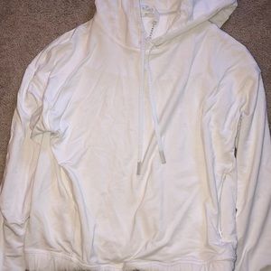 White lulu lemon hoodie
